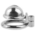 Fetish Collection - Mini-Penis-Käfig mit 3 austauschbaren Hodenklemmen (Silber)
