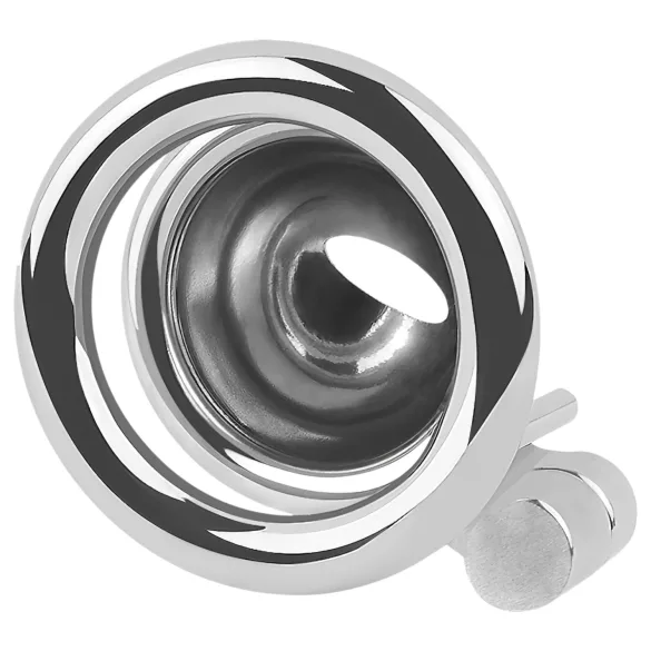 Fetish Collection - Mini-Penis-Käfig mit 3 austauschbaren Hodenklemmen (Silber)