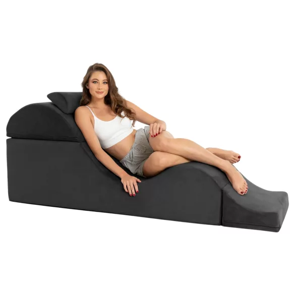Liberator Aria Flip Chaise - verstellbares Sexmöbel (schwarz)