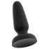 Black Velvets - Silikon Analplug mit Saugnapf (schwarz) - S