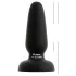 Black Velvets - Silikon Analplug mit Saugnapf (schwarz) - S