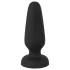 Black Velvets - Silikon Analplug mit Saugnapf (schwarz) - S