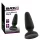 Black Velvets - Silikon Analplug mit Saugnapf (schwarz) - M