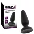 Black Velvets - Silikon Analplug mit Saugnapf (schwarz) - M