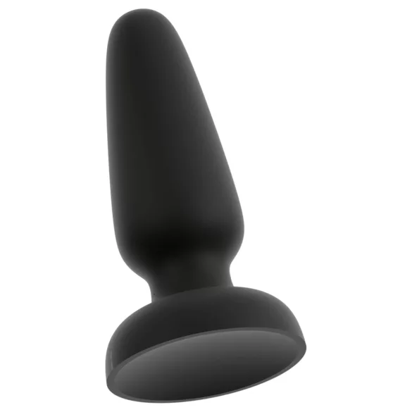 Black Velvets - Silikon Analplug mit Saugnapf (schwarz) - M