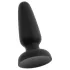 Black Velvets - Silikon Analplug mit Saugnapf (schwarz) - M