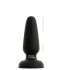 Black Velvets - Silikon Analplug mit Saugnapf (schwarz) - M