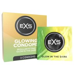 EXS Glow - Leuchtendes Kondom (3 Stk.)