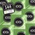 EXS Gerippt, Genoppt und Flare - Punktiertes Kondom (144 Stk.)