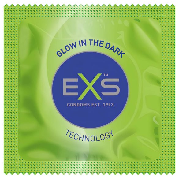 EXS Glow - Leuchtkondome (100 Stk.)
