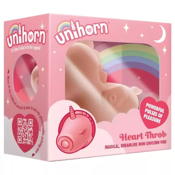 Unihorn Heart Throb - Wiederaufladbares Einhorn-Klitorisstimulator (pink)