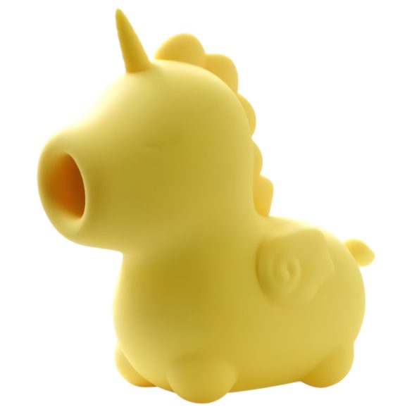 Unihorn Bean Blossom - Akku-Einhorn Klitoris-Stimulator (gelb)