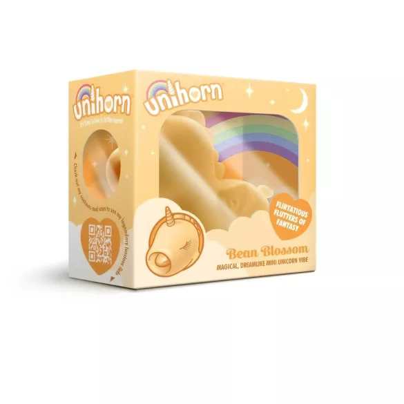 Unihorn Bean Blossom - Akku-Einhorn-Klitorisstimulator (gelb)