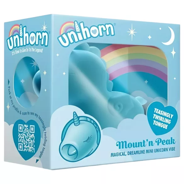 Unihorn Mount'n Peak - Akku Einhorn Klitoris-Stimulator (blau)