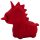 Unihorn Blaze Diablo - Wiederaufladbarer Einhorn-Vibrationsstab (Rot)