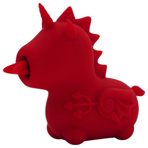 Unihorn Blaze Diablo - Wiederaufladbarer Einhorn-Vibrationsstab (Rot)