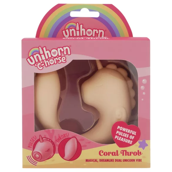 Unihorn C-Horse - G-Punkt- und Klitorisstimulator Vibrator (Koralle)