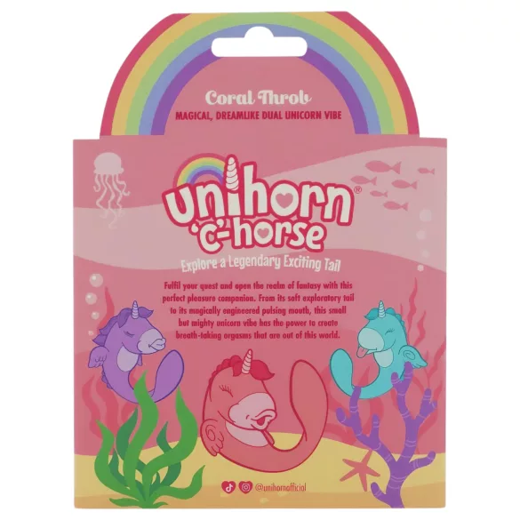 Unihorn C-Horse - G-Punkt- und Klitorisstimulator Vibrator (Koralle)