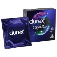   Durex Extended Pleasure - Kondom mit verzögernder Wirkung - 56 mm (3 Stück)