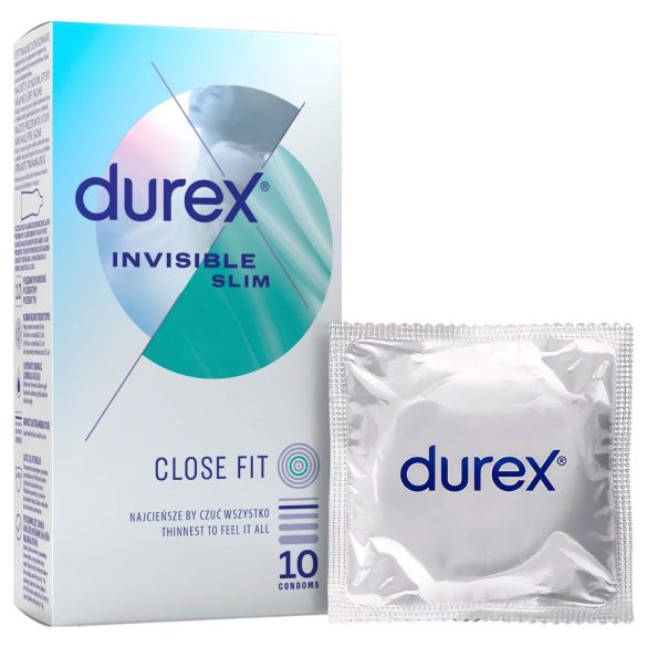 Durex Invisible Slim - Dünne Kondome (10 Stk)