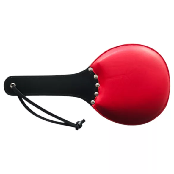 Rouge - Echtleder Paddel, harte und weiche Seite (rot)