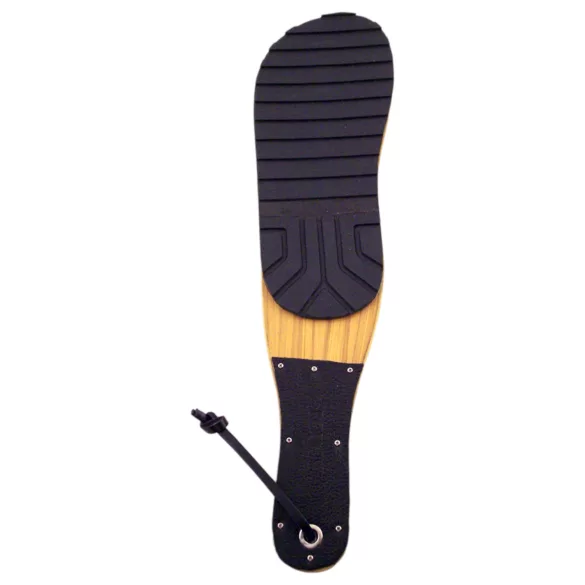 Rouge - Holzklatsche mit Fußabdruck-Effekt (schwarz)