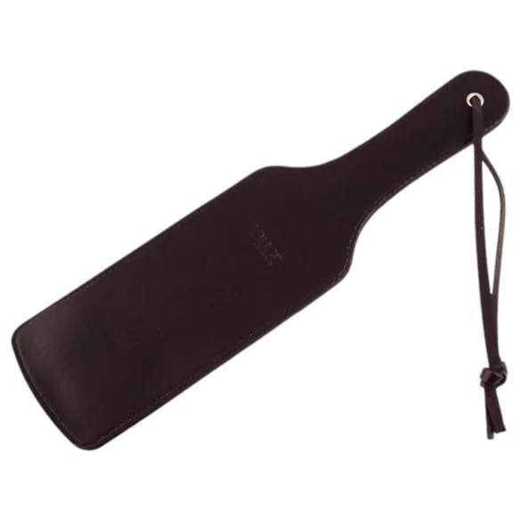 Rouge - echtes Leder, herzförmiger Klopfer (schwarz)