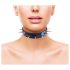 Rouge - Echte Lederhalsband mit Nieten (Schwarz)