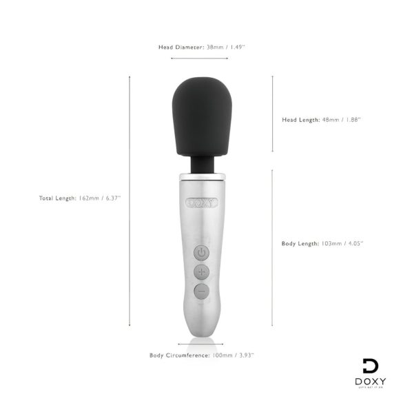 Doxy Go - Massage-Vibrator (Silber)
