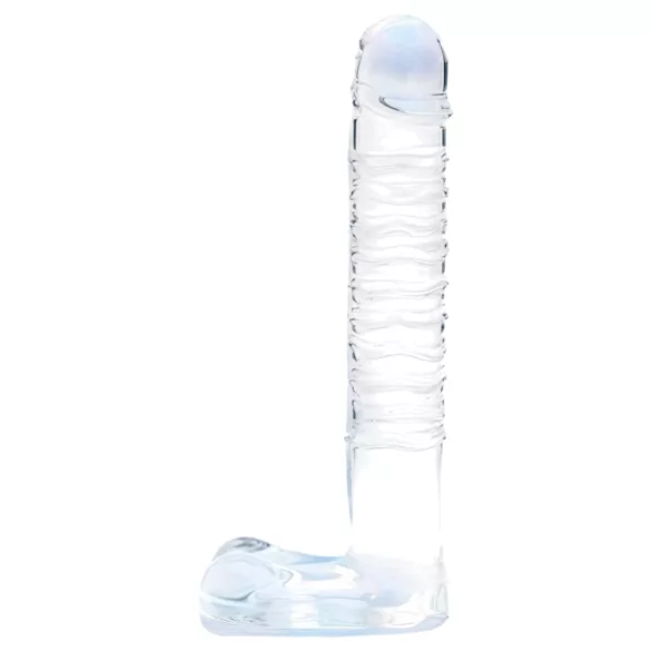 Clarity - transparenter Glasdildo (durchsichtig)
