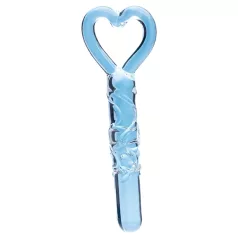 Clarity - Glas Dildo mit Herzgriff (transparent)