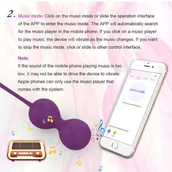 Lonely Winni - App-gesteuertes Vibro-Ei (Pink)