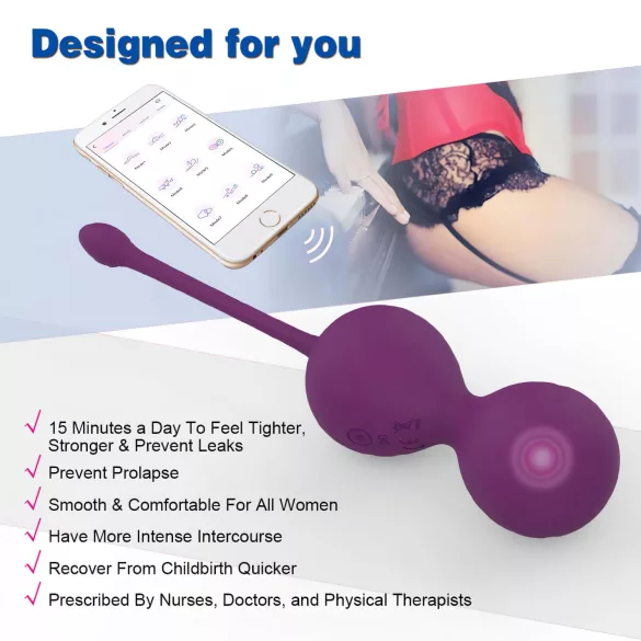 Lonely Winni - App-gesteuertes Vibro-Ei (Pink)