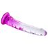 Einsame Lanze - Haftdildo (lila-transparent)