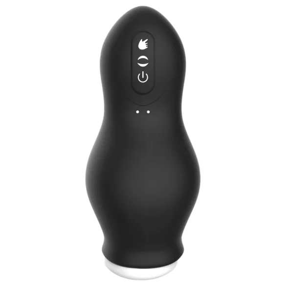 Lonely My-Dragon - Akku Saug-Vibrationsmasturbator (schwarz)