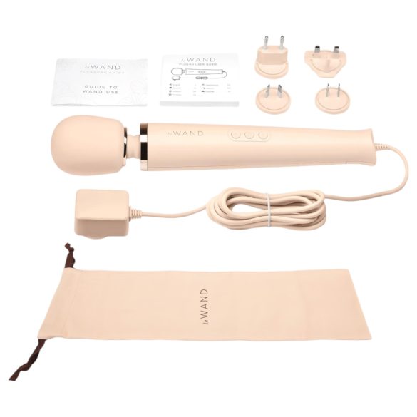 le Wand - exklusiver, elektrischer Massage-Vibrator (beige)