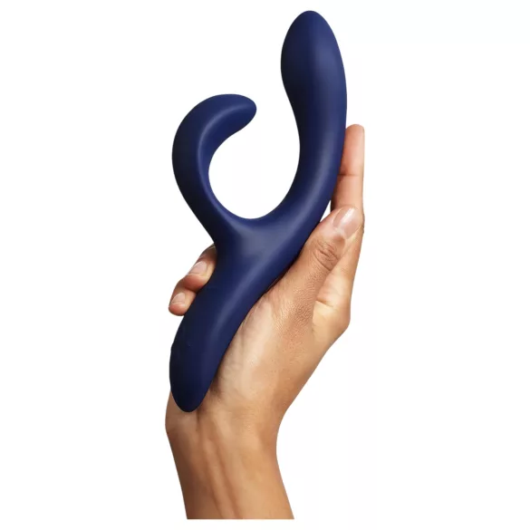 We-Vibe Nova 2 - App-gesteuerter flexibler Vibrator mit Klitorisstimulator (blau)