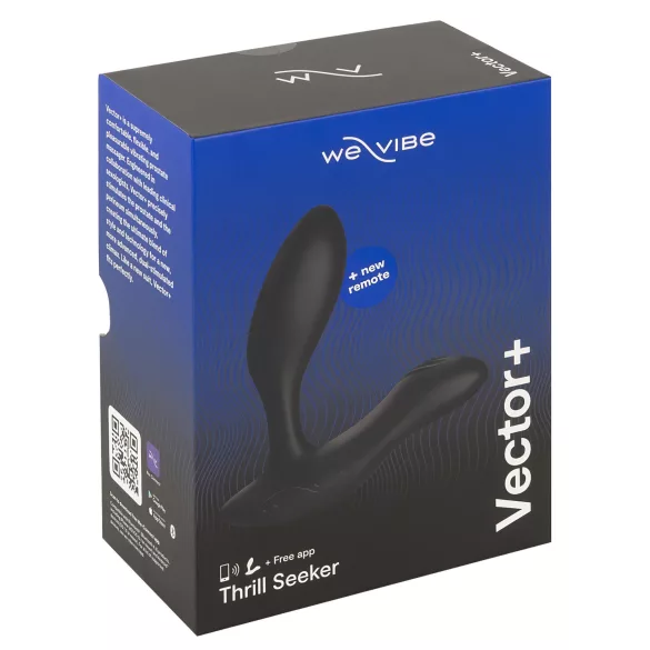 We-Vibe Vector+ - App-gesteuerter Analvibrator (schwarz)
