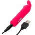 Happyrabbit Bullet - wiederaufladbarer, häschenförmiger Stabvibrator (pink)