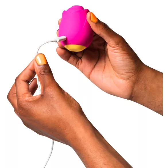 ROMP Rose - pulsierende Rosen-Vibrator (pink)