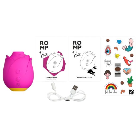 ROMP Rose - pulsierende Rosen-Vibrator (pink)