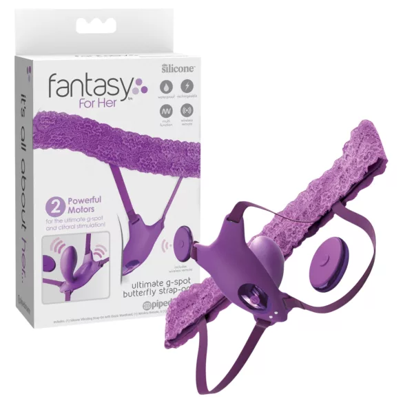 Pipedream Fantasy For Her - tragbarer Vibrator mit integriertem G-Punkt (lila)