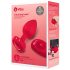 b-vibe Herz - Akku Funk Anusvibrator (rot)