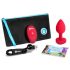 b-vibe Herz - Akku Funk Anusvibrator (rot)