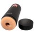 WYNE 07 - Aufladbarer Vibro-Saug-Masturbator (schwarz)