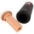 WYNE 07 - Aufladbarer Vibro-Saug-Masturbator (schwarz)