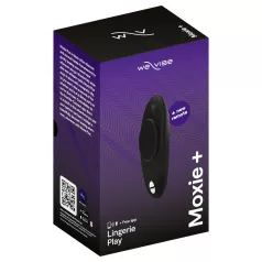   We-Vibe Moxie+ - tragbarer Klitorisstimulator mit App- und Fernbedienung (schwarz)