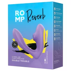 ROMP Reverb - 2-in-1 Luftwellen-G-Punkt-Vibrator (lila)