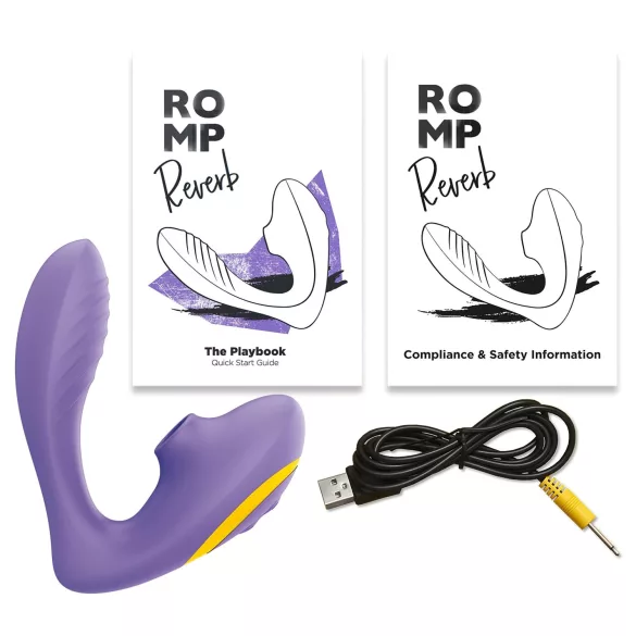ROMP Reverb - 2-in-1 Luftwellen-G-Punkt-Vibrator (lila)