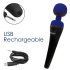 PalmPower Wiederaufladbar - Akkuvibrator (Blau)